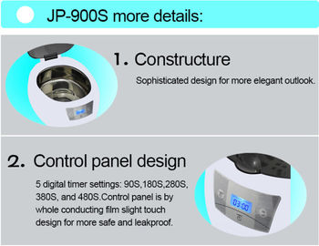 Mini Skymen JP -900S 750ml Ultrasone Sieraden Cleaner Voor Huishoudelijk / Supermarkt / Winkel