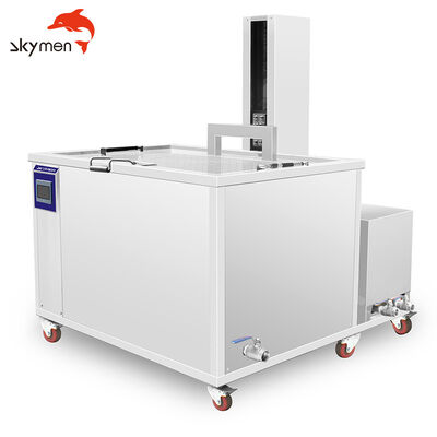 Automatische ultrasone reiniger voor banden met pneumatische lift
