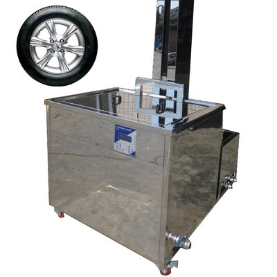 Automatische ultrasone reiniger voor banden met pneumatische lift