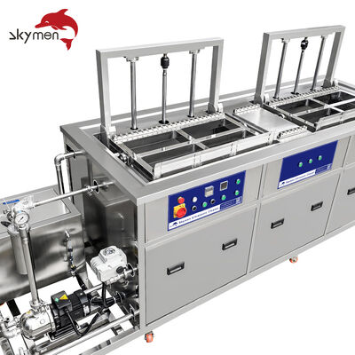 Tweetraps ultrasone reinigingsmachine met rol voor efficiënte industriële reiniging