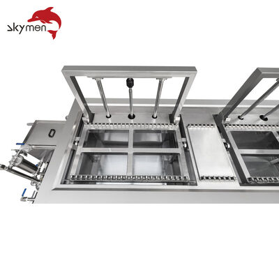 Tweetraps ultrasone reinigingsmachine met rol voor efficiënte industriële reiniging
