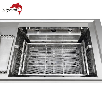 Tweetraps ultrasone reinigingsmachine met rol voor efficiënte industriële reiniging