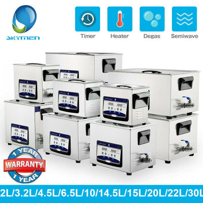 De Hulpmiddelen Ultrasoon Bad van het Skymenlaboratorium met 200W Heater And Basket 2,85 Gallon