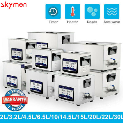 200W verwarmer het Ultrasone Bad SUS304 van 1,19 Gallonbenchtop voor Toestel