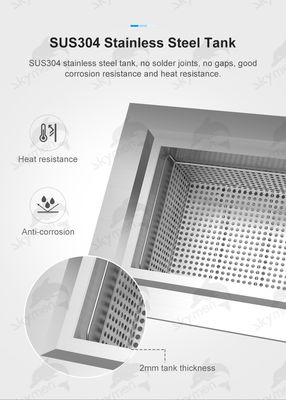 1800W 35 Gallon Industriële Ultrasone Reinigingsmachine voor Diesel Corpusculaire Filter