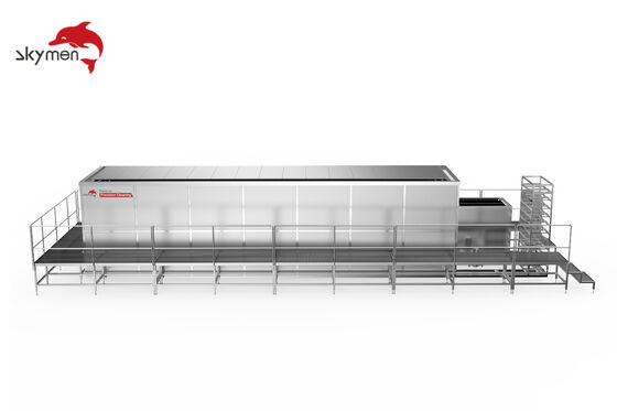 Ultrasone reinigingsmachine met grote capaciteit voor industriële warmtewisselaars, buisbundels en zware onderdelen