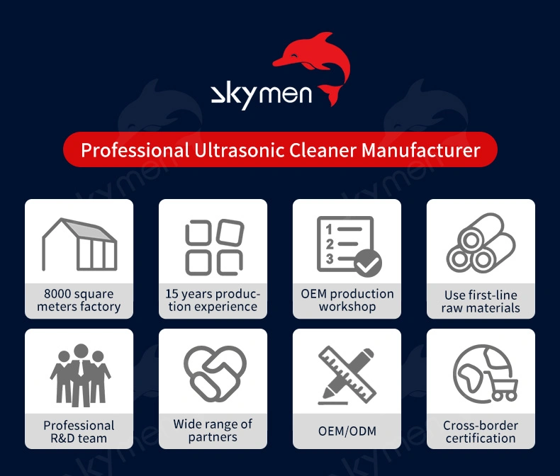 Skymen Ultrasone Macht plus de Medische Ultrasone Schoonmakende Machine van 1080W met Heater Timer Benchtop Cleaner 30L