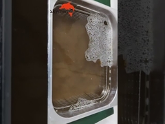 Skymen Ultrasoonreiniger voor het reinigen van Schroef, roest verwijderen 15L, mechanische bediening